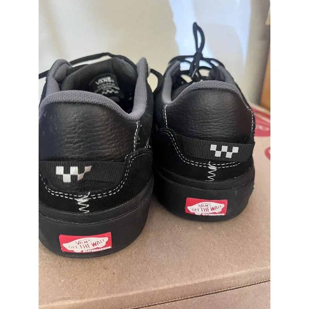 Vans Skate Wayvee Shoe Mens Size US 11 Black Skateboard Sneakers Popcush EUC